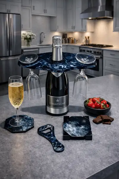 Collection Éclipse – Ensemble chic noir et argent, View more