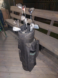 Complete mixed RH golf club full set w/bag $45
