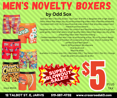 STORE CLOSING CLEAROUT!! Men's Novelty Boxers by Odd Sox, View more