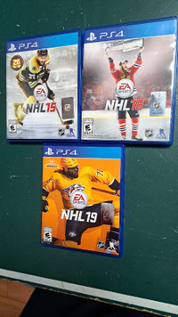 Jeux NHL PS4.