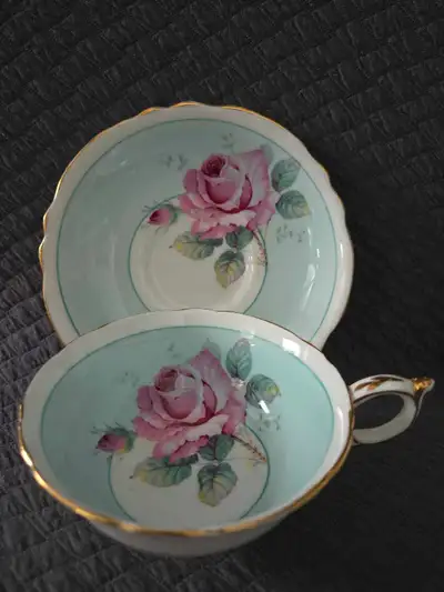 Vintage Double Warrant Tea Cup & Saucer, View more