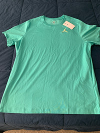 Men’s Jordan Jumpman Embroidered T-Shirt Size XL Green Brand New