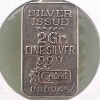 Colibri 2 Gram .999 Pure Silver Wafer!
