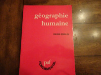 Livre « Géographie humaine » de Pierre Merlin