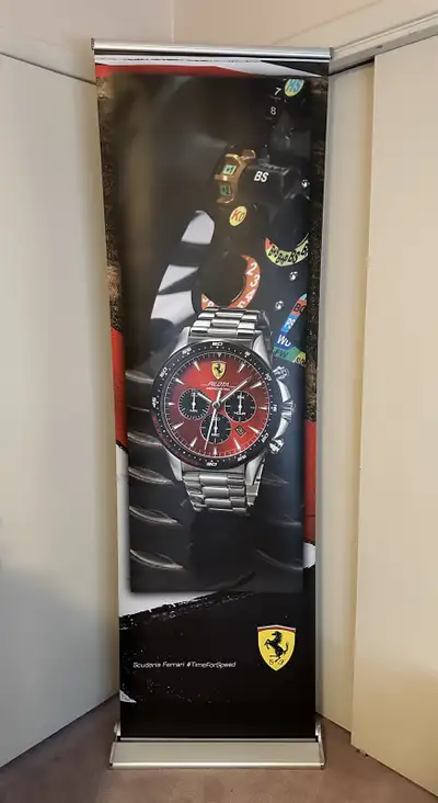 Great for a man cave or Ferrari themed garage. Approx 6’ tall. Asking $250