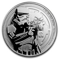 2018 Star Wars Silver Storm Trooper BU Coin with Extras