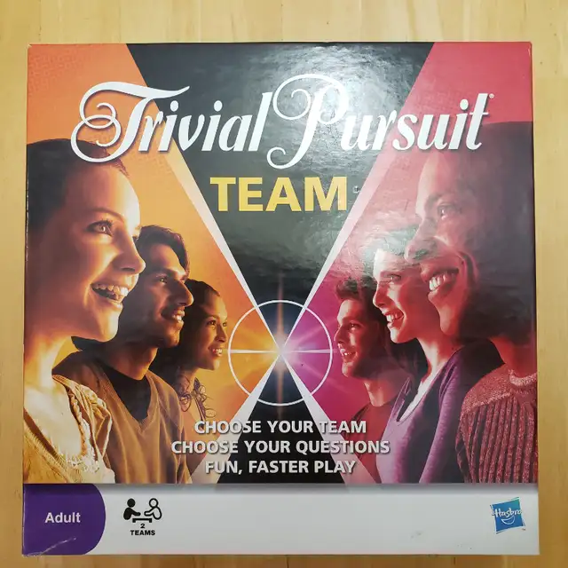 Trivial Pursuit Team Board Game – Only $10