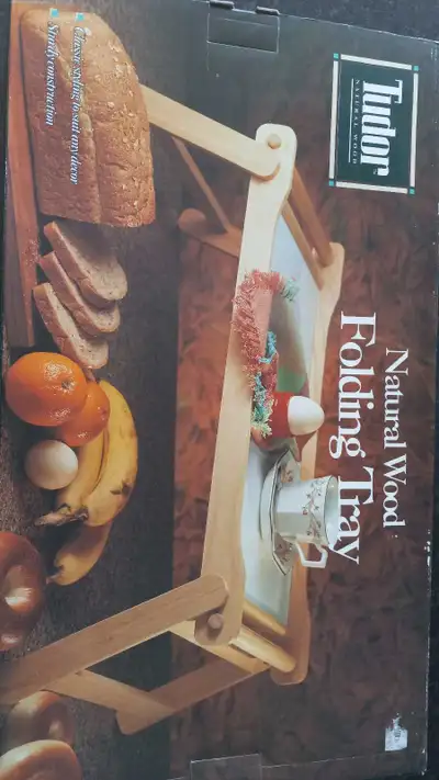 New natural wood folding tray, View more