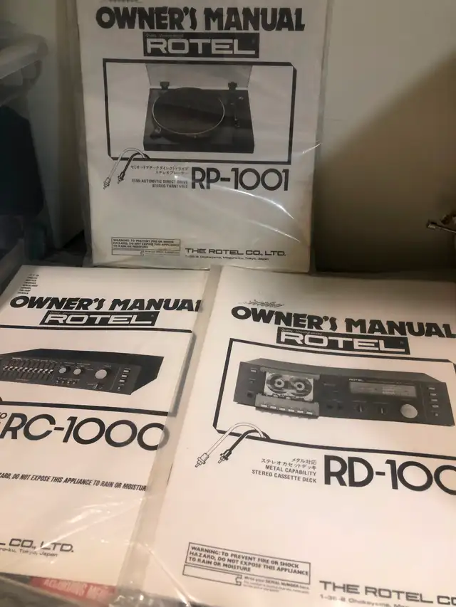 Rotel stereo sustem and turntable in Stereo Systems & Home Theatre in City of Toronto - Image 5
