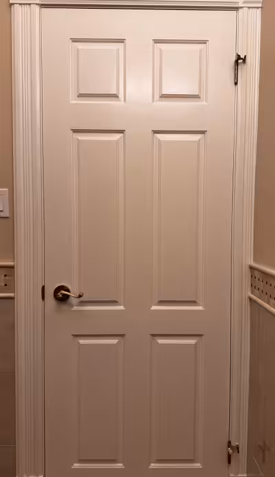Colonial interior doors, six panel solid wood. Selling for $150.00 each for the following sizes and...
