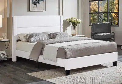 Professional Description ️ Upgrade your bedroom with this elegant Queen Size Platform Bed Frame feat...