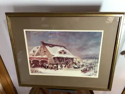 #3 Antique Litho “After the Ball, Chez Jolifou 1856” Krieghoff, View more