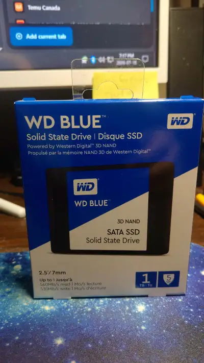 SSD WD Blue 1TB NEW SEALED, View more