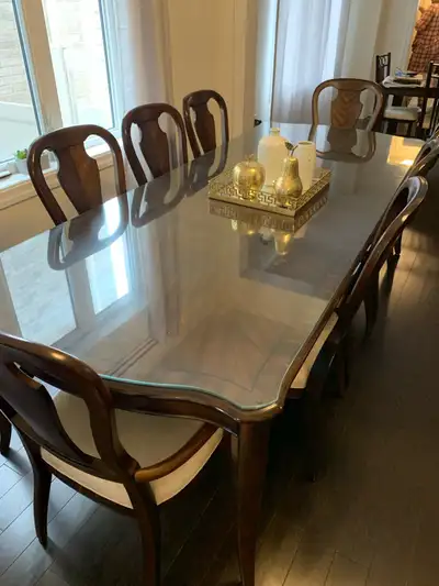 Dining Table with 8 Chairs (moving sale price), View more