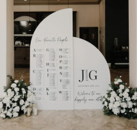 Large Welcome Signs | Wedding welcome signage and seating Charts