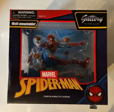 MARVEL GALLERY PUMPKIN BOMBS SPIDER-MAN DIORAMA FIGURE STATUE, View more