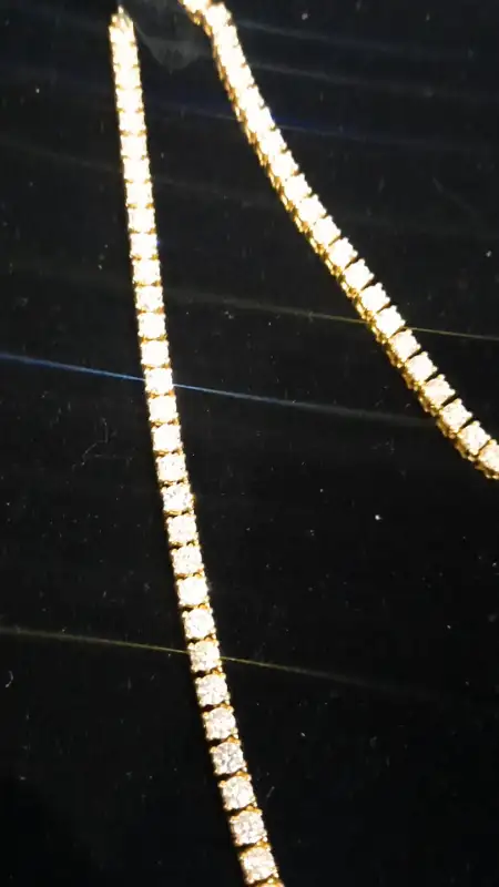 14k Tennis chain 15 point diamonds 23inch62863265708289121