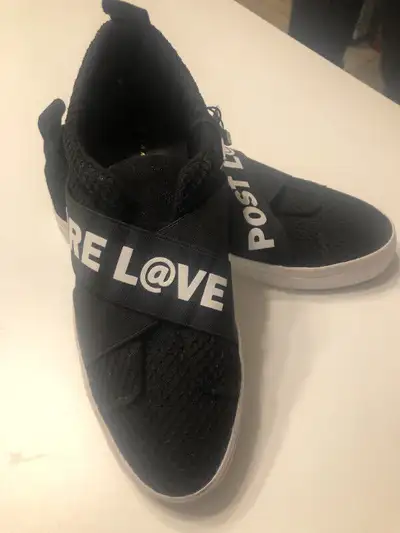 ZARA PRE / POST LOVE BLACK SNEAKERS - NWT 8, View more