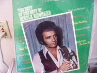 "The Best of the best of Merle Haggard" vinyl record