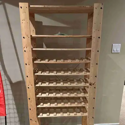 Wooden Wine Rack and Shelf, View more