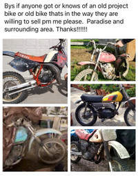 Dirtbikes Wanted 