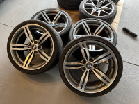 BMW 19” forged wheels with tires 