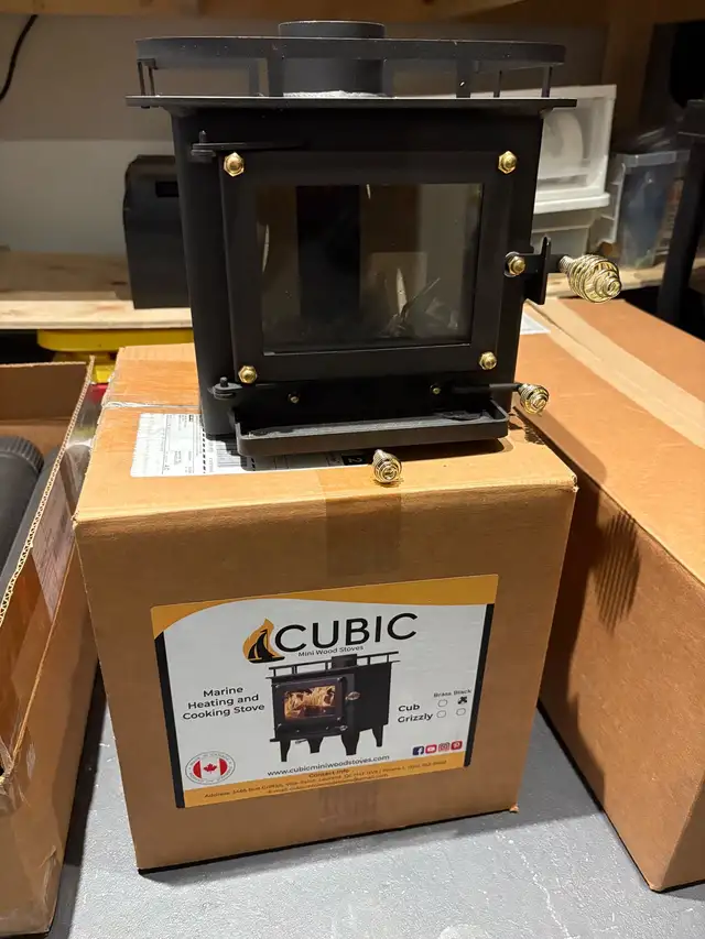 Cubic Mini Wood Stove in Other in Calgary - Image 2