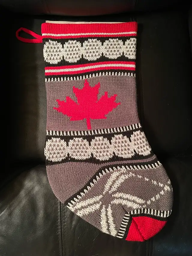 NEW Fair Isle Knit Christmas Stocking in Holiday, Event & Seasonal in City of Toronto - Image 2