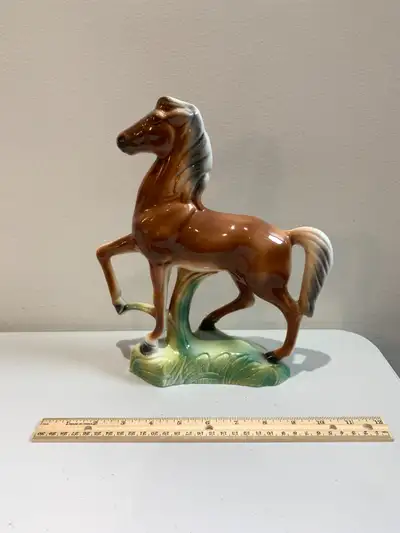 Vintage Stewart B McCulloch California Pottery Horse, Calgary NW, View more