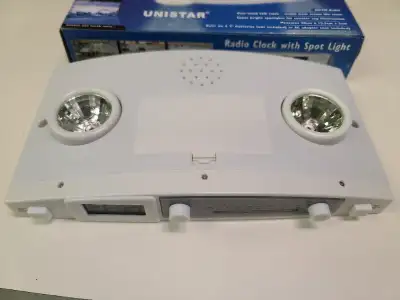 Radio clock with spot light, View more