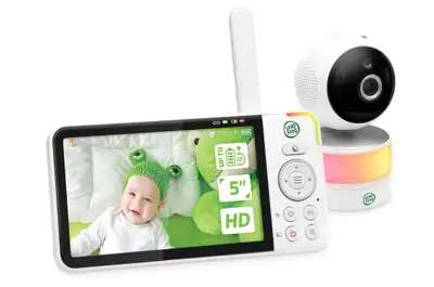 New Leap Frog video baby monitor camera for sale. 5” high definition 720p display, 360 degree panora...