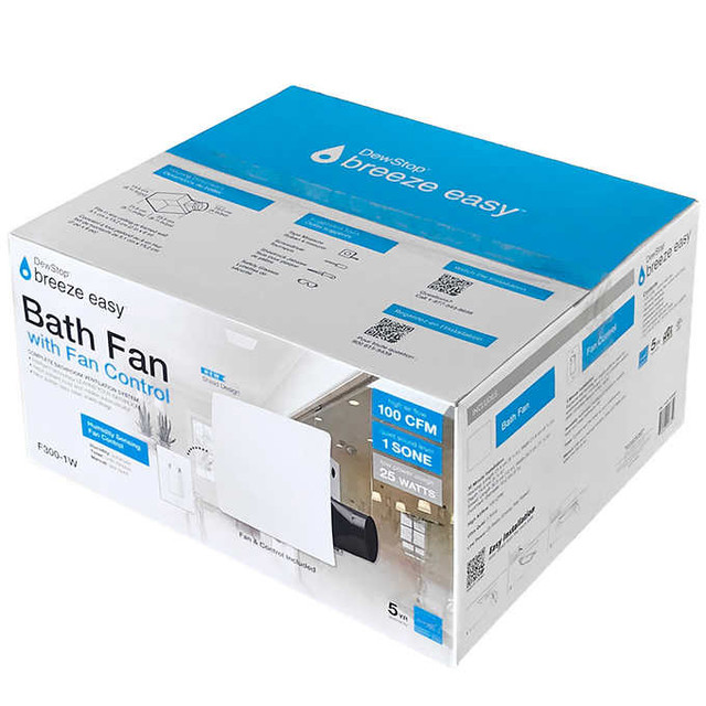 Bathroom Exhaust Fan With Fan Control – BRAND NEW in Plumbing, Sinks, Toilets & Showers in Calgary