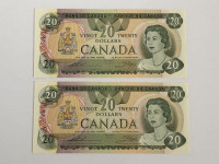 20 Dollars bank note 1979 Canada CAD