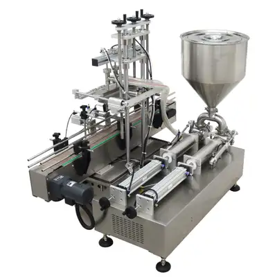 Two Nozzles Fully Automatic Paste Liquid Filling Machine 160208, View more