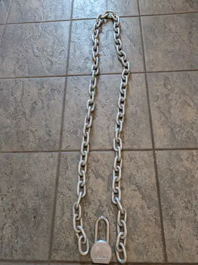 Heavy e-bike chain and lock, View more