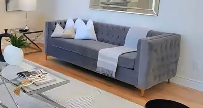 Tufted sofa , View more