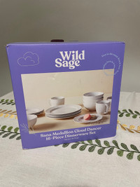 Wild Sage dinnerware 16 pieces