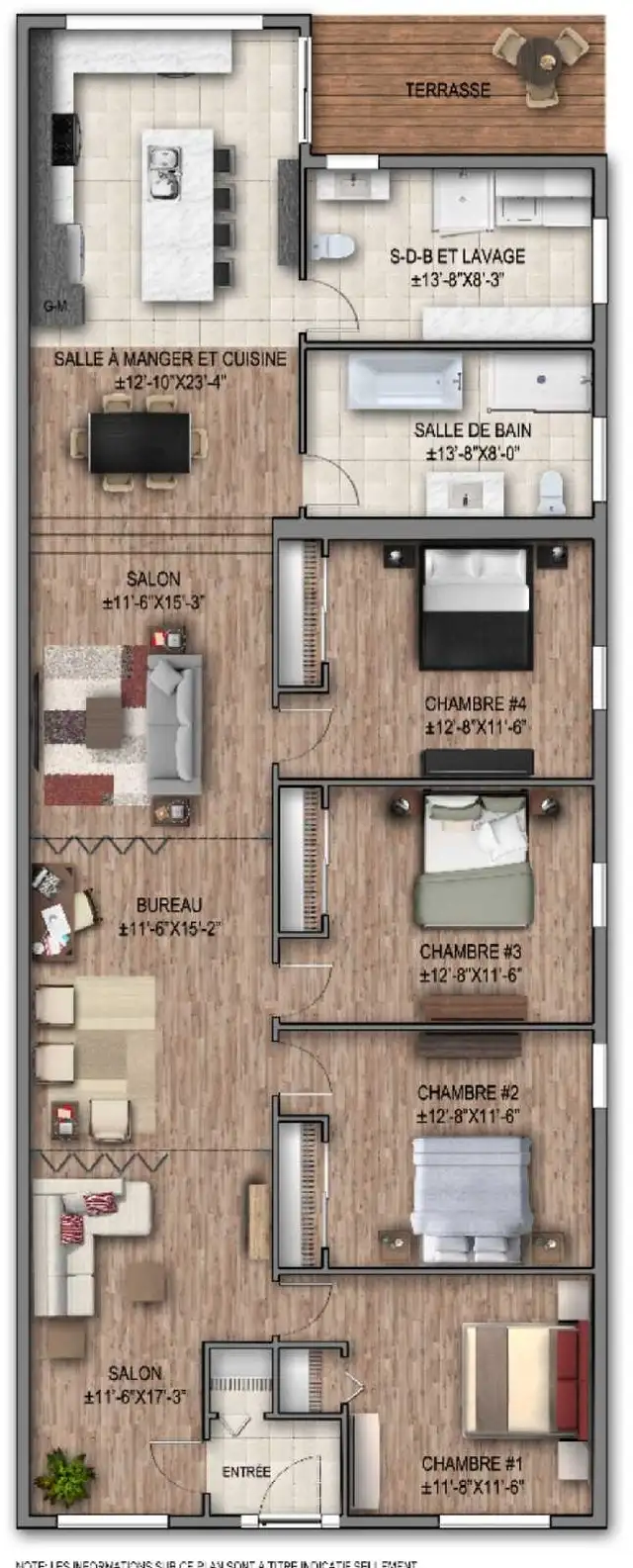 Très grand appartement 4 chambres villeray