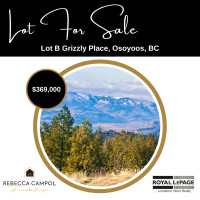 Lot For Sale- Lot B Grizzly Place- Osoyoos