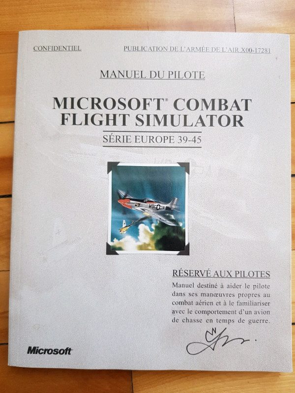 Microsoft combat flight simulator serie Europe 39-45 (1998) dans Jeux pour PC  à Ville de Montréal - Image 3