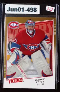 CAREY PRICE NO:89 VICTORY GOLD in UPPER DECK VICTORY 2008-09