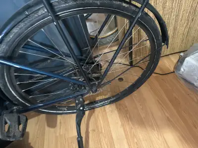 Needs front pad and need tube for rear tire .. brand new battery June .. bike barked because of leg...
