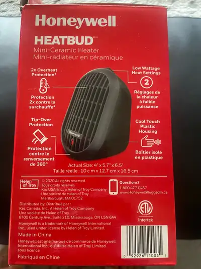 Honeywell HeatBud Mini-Ceramic Heater, View more