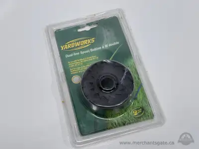 New Yardworks Dual Line Spool String Trimmer Replacement 0.065, View more
