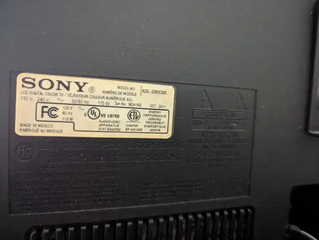 32 inch LCD TV - Sony Bravia in TVs in Ottawa - Image 4