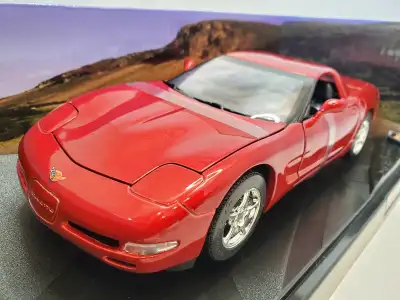 Chevrolet Corvette C5 Custom Candy Red Paint 1:18 Diecast Rare, View more