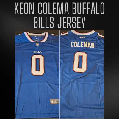 Keon Coleman Buffalo Bills Jersey Available in Medium & Large Check out all my other listings