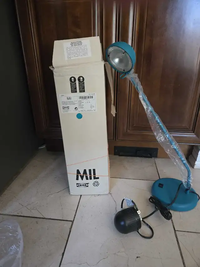 NEW - 18" IKEA Mil Flexible work Lamp in Indoor Lighting & Fans in Oakville / Halton Region - Image 6