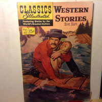 Classics Illustrated 62 Western Stories Bret Hart 1968 HRN 137