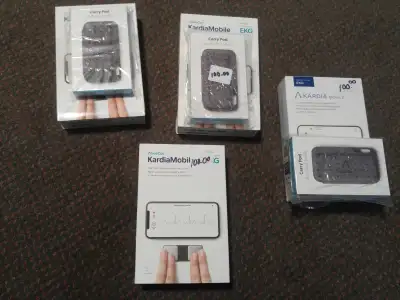 KardiaMobile Personal ECG with Carry Pod - New, in box -$50.00, View more